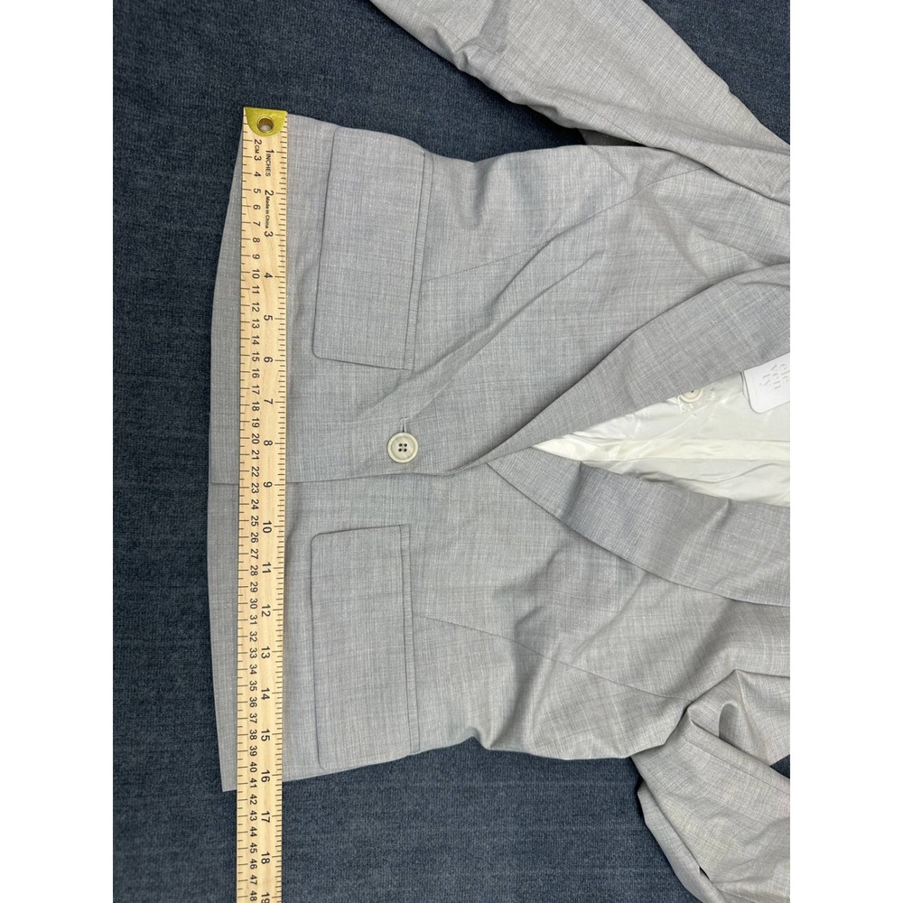Eleventy Light Gray Tailored Women's Blazer - Picture 14 of 16